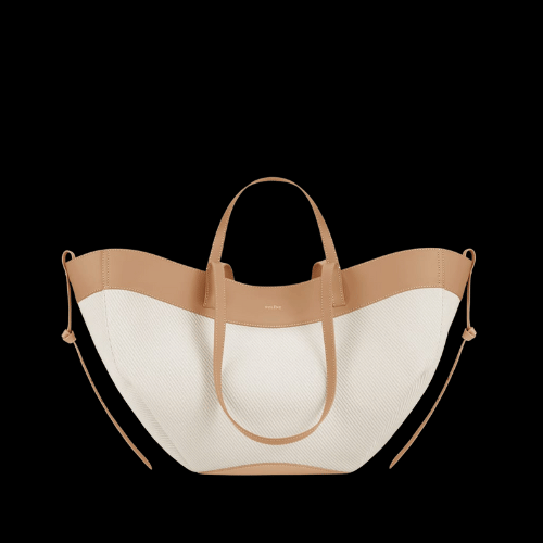 Polène Cyme Tote in Sand & Cream – Where Style Meets Versatility