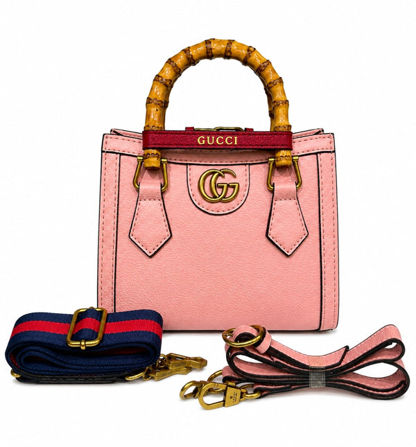 G-C Bamboo Edition Handbag - Pink