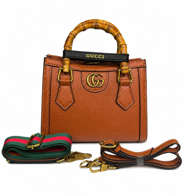 G-C Bamboo Edition Handbag - Mustard