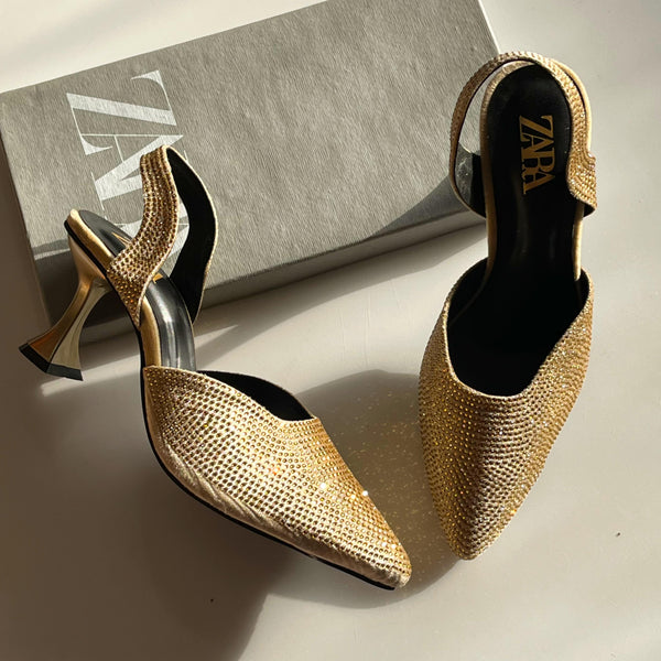 Bella Signature Heels - Golden